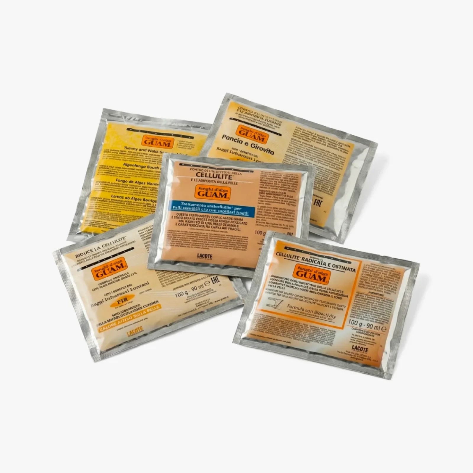 Sada vzorků a jednorázových zábalů dle výběru